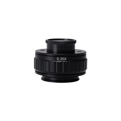 1x 0.35x 0.5X C-Mount Adapter Trinocular Video Microscope Camera Adapter (Color : 0.35x)