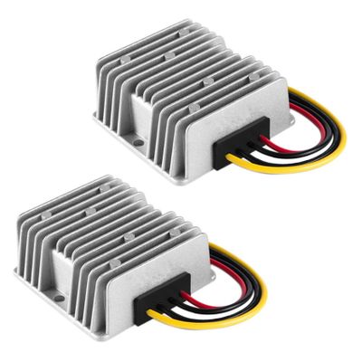 Bumdenuu 2X DC Converter Damp Proof 48V to 24V 10A 240W Voltage Reducer DC Converter
