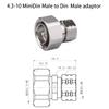 Whisary 7/16 Din L29 Male to 4.3-10 Mini DIN Male Low PIM 163 dBc Adaptor 4.3/10 to Din Adapter view 3