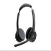 Cisco Headset 722, Wireless Dual On-Ear Bluetooth Headset with Webex Button, USB-A HD Bluetooth Adapter, Soft Case, Carbon Black, 2-Year Limited Liability Warranty (HS-WL-722-BUNA-C) view 1