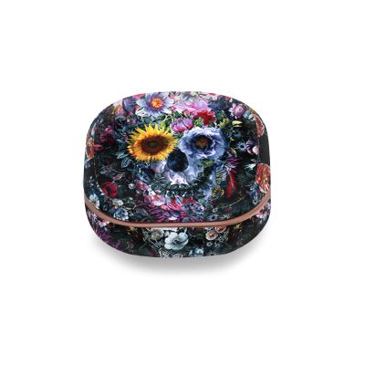 Head Case Designs Officially Licensed Riza Peker Skull Artwork Vinyl Sticker Skin Decal Cover Compatible with Buds Live/Buds Pro / Buds2