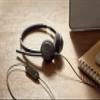 Cisco Headset 321 USB-C, Wired Single On-Ear Headphones, Webex Controller with USB-C, Carbon Black, 2-Year Limited Liability Warranty (HS-W-321-C-USBC) view 2
