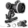 NEEWER Mini Follow Focus with A/B Stops, Lens Gear Ring, 15mm Rod & Rod Clamp for Cinema Camera, DSLR/Mirrorless Camera, Compatible with Lens Diameter Up to 114mm, PG003 (Black) view 1
