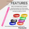 Paintechz Custom Wristband USB Flash Drives 500 Pack Bulk, Personalized Logo or Text - as Company Gifts and Promotional Giveaways - 512MB view 2