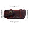 2PC Hand Made Carved Leather Sheath for Folding Knife Cover Pouch Belt Clip view 3