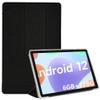 AIJAKO Case for ALLDOCUBE iPlay 50/ALLDOCUBE iPlay 50 Pro/ALLDOCUBE iPlay 50 Pro Max Tablet 10.4 inch, Ultra Slim PU Leather Folding Trifold Stand Protective Cover Case with Soft TPU Back Shell, Black