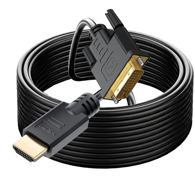 YOTETION Long HDMI to DVI Cable 25FT, High-Speed Gold-Plated Bi-Directional 1080p Adapter for Television/Monitor/Video Card/Graphics Card