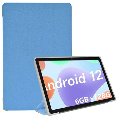 AIJAKO Case for ALLDOCUBE iPlay 50/ALLDOCUBE iPlay 50 Pro/ALLDOCUBE iPlay 50 Pro Max Tablet 10.4 inch, Ultra Slim PU Leather Folding Trifold Stand Protective Cover Case with Soft TPU Back Shell, Blue