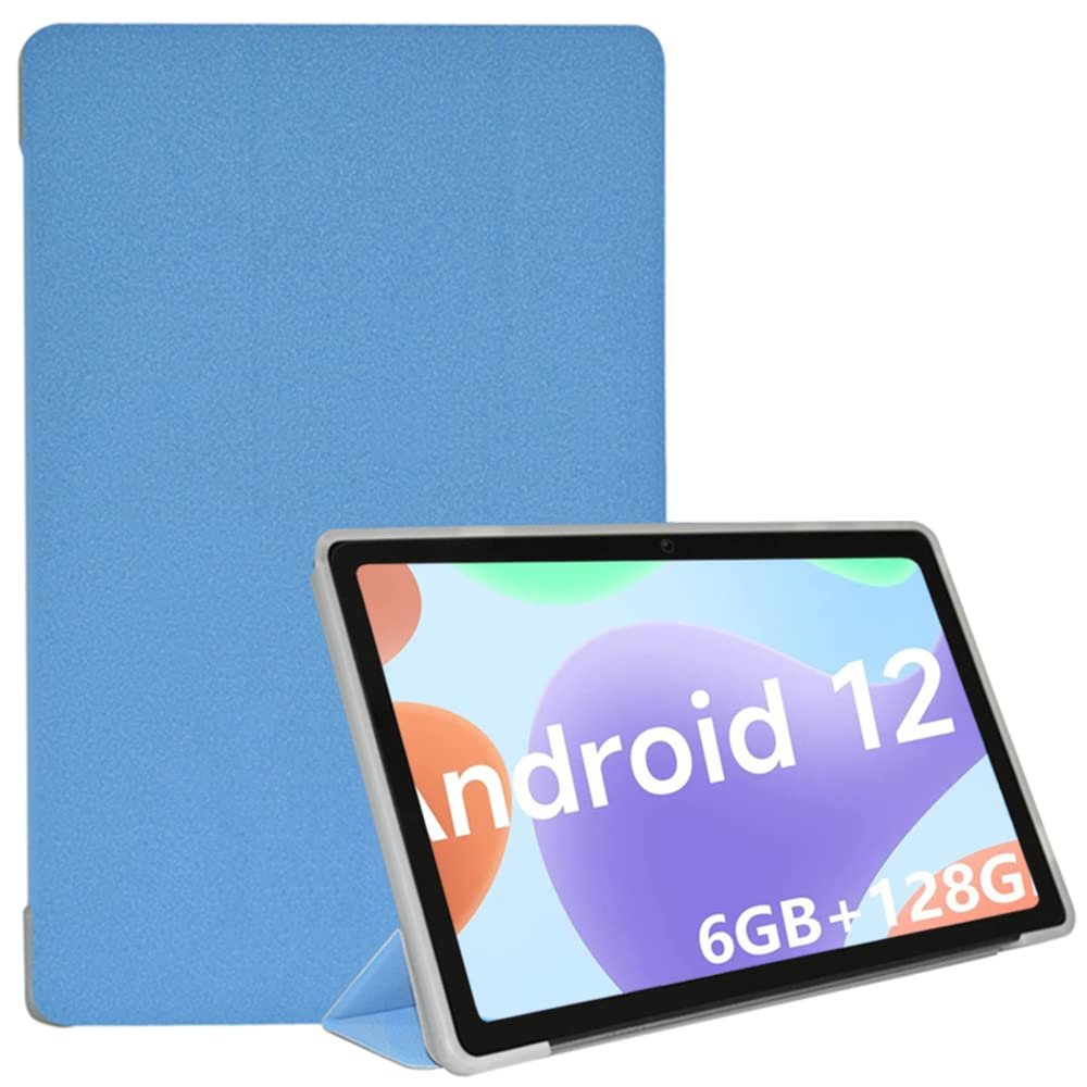 AIJAKO Case for ALLDOCUBE iPlay 50/ALLDOCUBE iPlay 50 Pro/ALLDOCUBE iPlay 50 Pro Max Tablet 10.4 inch, Ultra Slim PU Leather Folding Trifold Stand Protective Cover Case with Soft TPU Back Shell, Blue