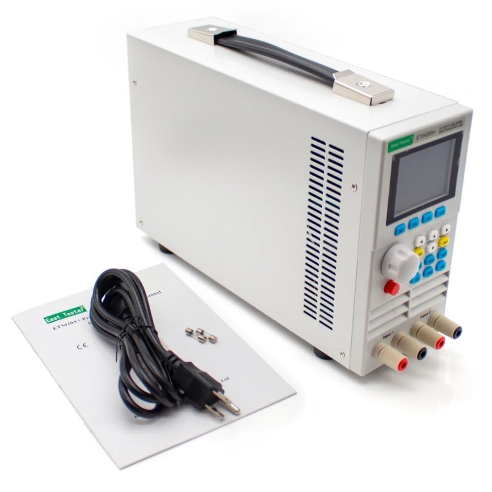 ET5420A+ Dual Channel Programmable 200W*2 DC Electronic Load Battery Load Tester DC Load Meter Tester 0-150V 0-40A (USB)