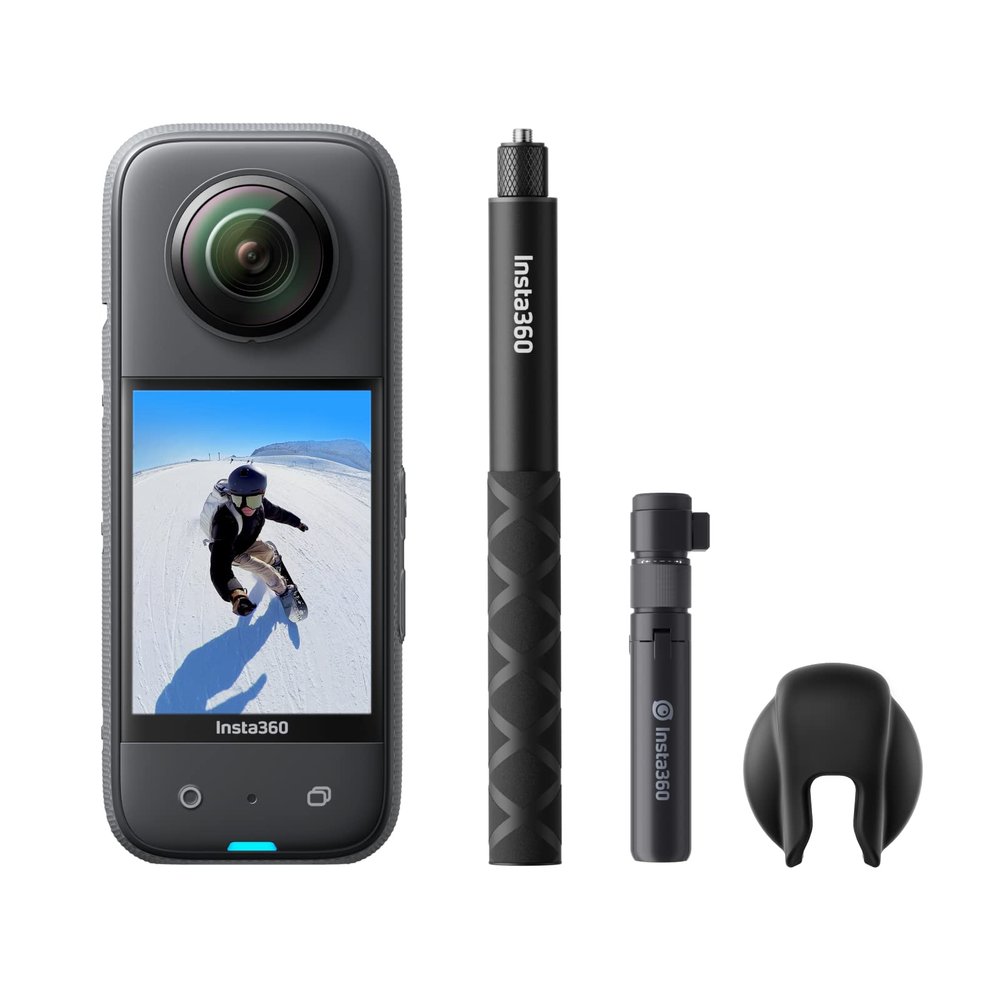Insta360 X3 + Bullet Time Bundle + X3 Lens Cap Bundle