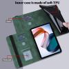ALILANG Case for Xiaomi Mi Pad 5 /MiPad 5 Pro 11 inch Case 2021, Shockproof Smart Embossed with Card Solts Cover for Xiaomi Pad 5 Tablet Case-Green view 4