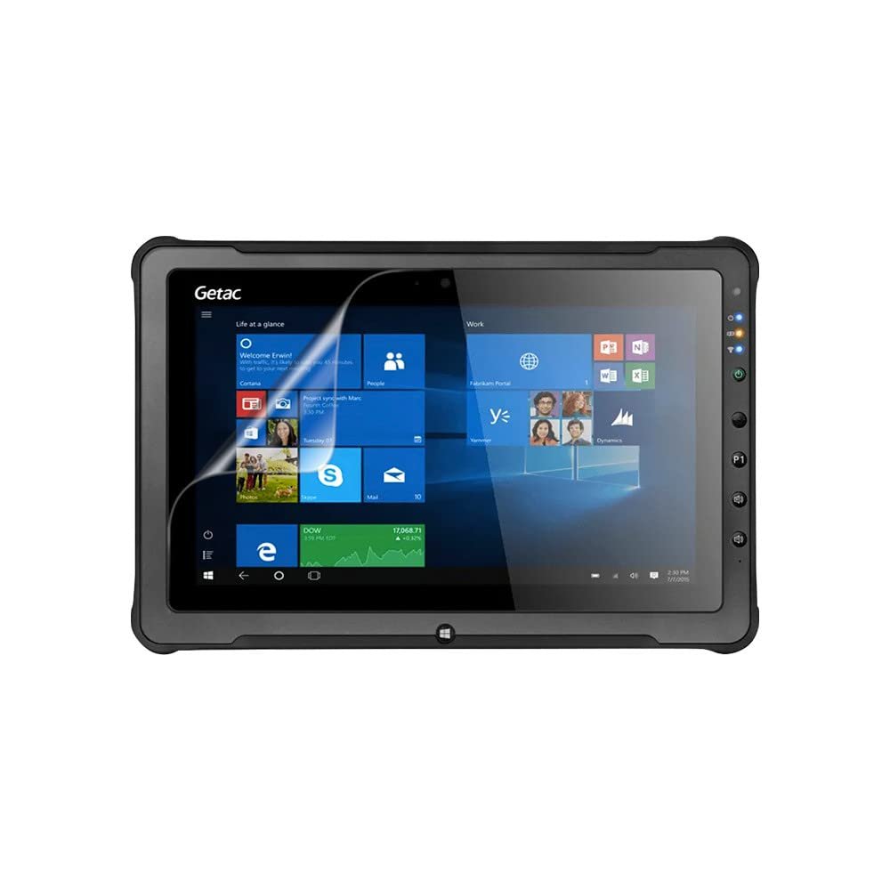 celicious Vivid Invisible Glossy HD Screen Protector Film Compatible with Getac F110 (3rd Gen) [Pack of 2]
