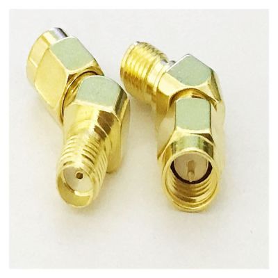 10pcs RP-SMA Female/Male SMA Connector 45/135 Degree R/F Coax Cable Adapter(A Type)