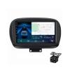 9 Inch Android 10.0 Car Stereo Radio for Fiat 500X 2014-2020 GPS Navigation Head Unit Multimedia Player with Backup Camera Support Carplay/Auto/Mirror Link/RDS/FM/USB,M400s 4g+64g view 1