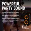 Klipsch Gig XXL, Black - Portable Wireless Bluetooth Speaker - Multiple Color Modes - Bass Boost - Two 6.5" Woofers & Two 2" Tweeters - 8-Hour Playtime view 3