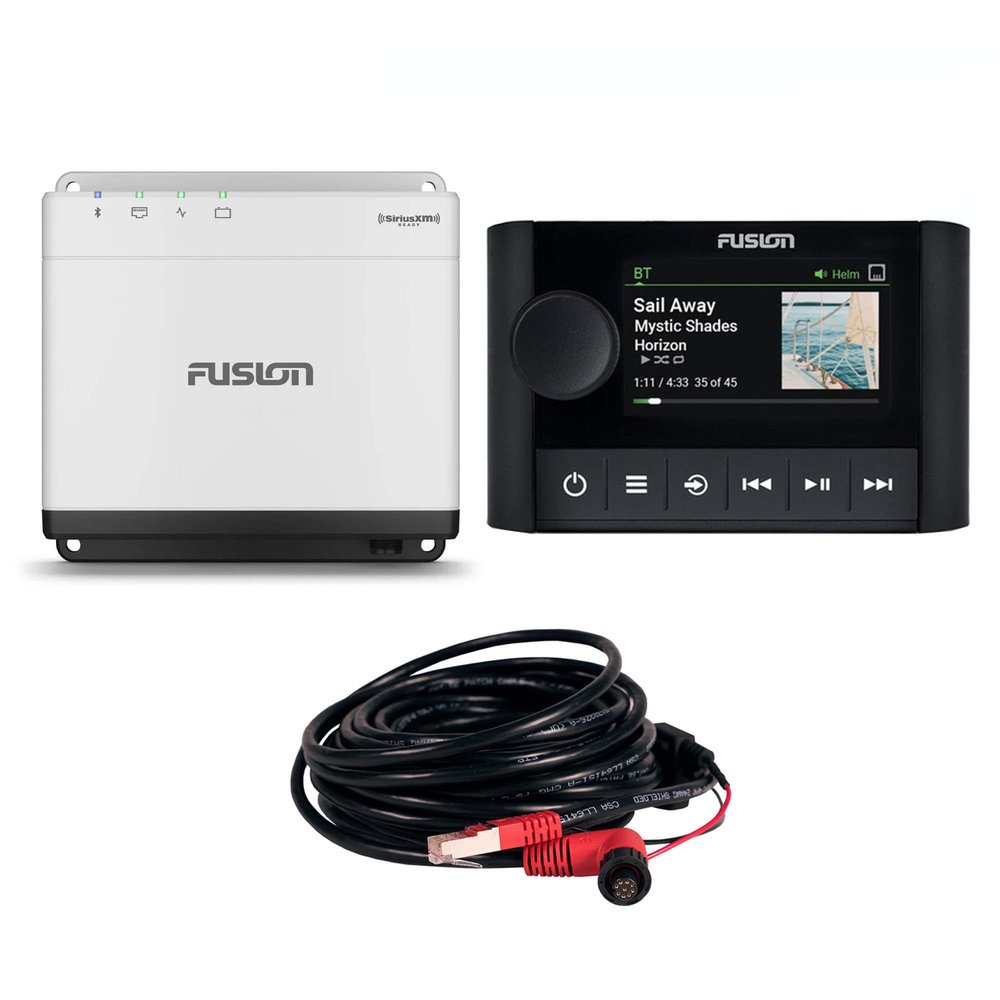 Fusion Entertainment MS-WB675 DSP Stereo MS-ERX400 Black Remote Bundle