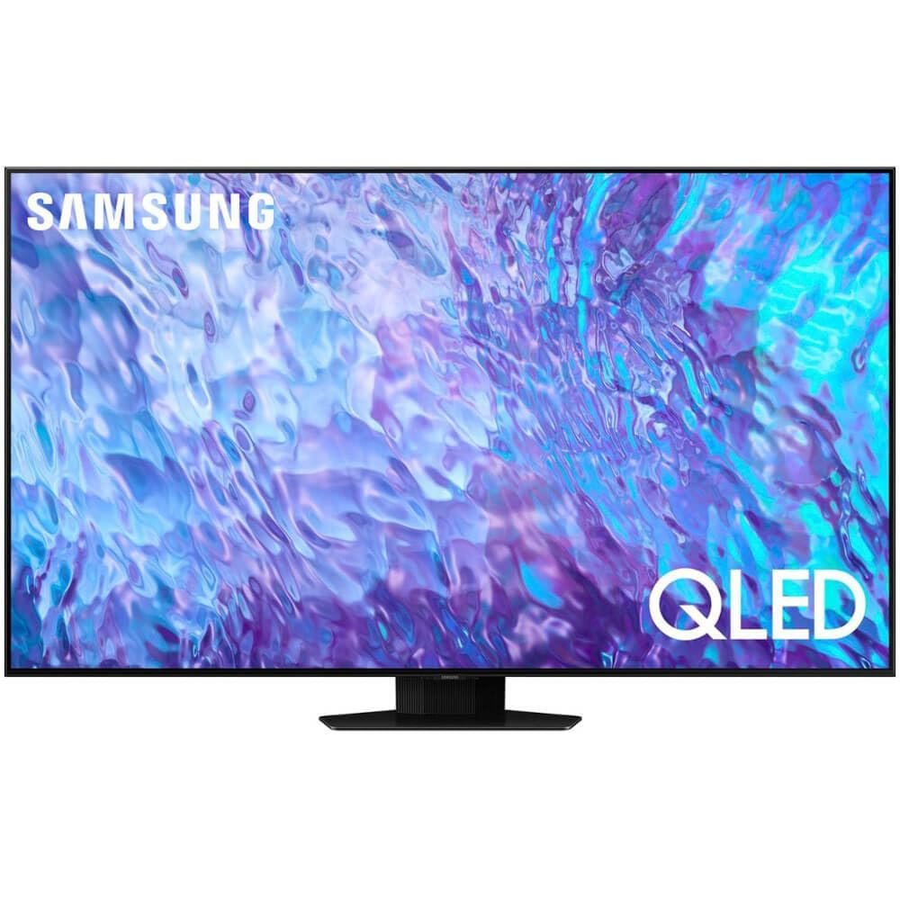 SAMSUNG 75-Inch 4K QLED Smart TV QN75Q80CAFXZA - Titan Black (Renewed)
