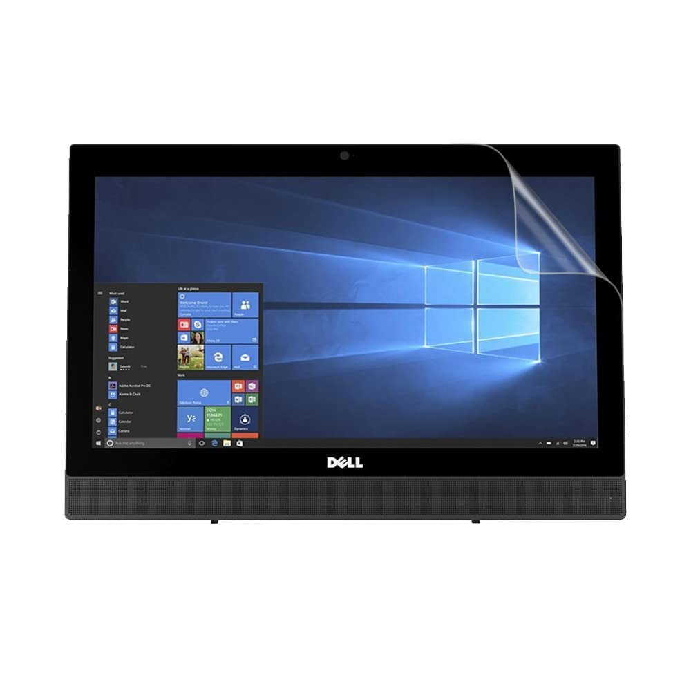 celicious Vivid Invisible Glossy HD Screen Protector Film Compatible with Dell OptiPlex All-In-One 20 3050 (Touch) [Pack of 2]