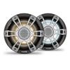 Garmin Fusion SG-FLT653SPB 6.5" Gray Sports Grille LED Black Tower Speakers with XS-MNTSP XS Series 6.5" Mount Brackets, Pair, Fits 1.31"-2.5" Bars view 3