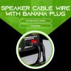 GEARit 6ft 12 AWG Y Speaker Wire & 12 Rt Angle Banana Plug view 2