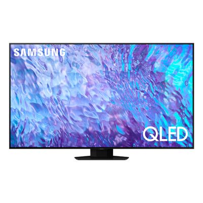 SAMSUNG 55-Inch 4K QLED Smart TV QN55Q80CAFXZA - Titan Black (Renewed)