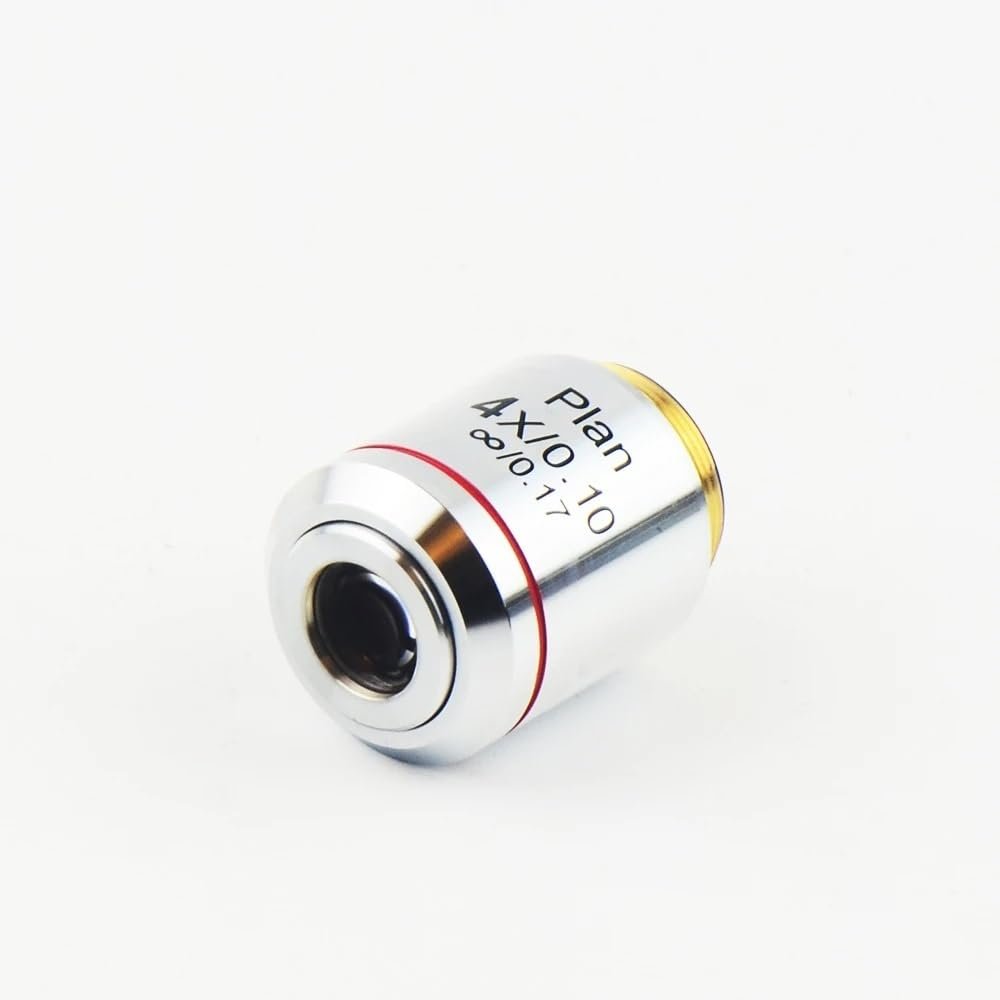 Plan Infinity Achromatic Microsocpe Objective Lens Objectives 4X 10X 20X 40X 100X for Microscope (Color : 4X)