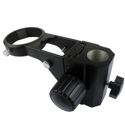 76mm Diameter Adjustable Zoom Stere Microscopes Focusing Holder Focusing Bracket for Tinocular Microscope Binocular Microscope (Color : Black)