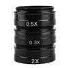 Microscope Auxiliary Lens 0.3X 0.5X 0.75X 2.0X Barlow Auxiliary Objective Glass Lens for 180X C Mount Portable Zoom Lens HDMI VGA USB Microscope Camera (Color : 180x-H) view 4