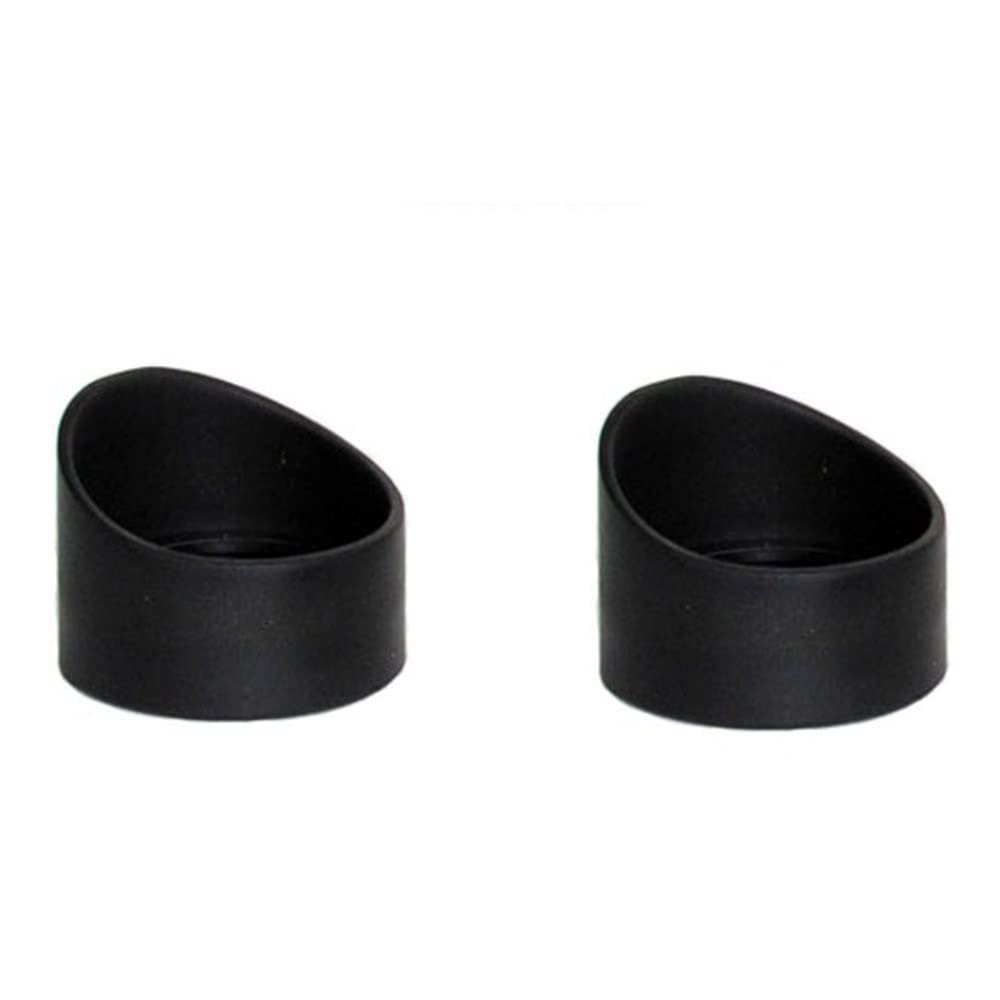 Microscope Eyepieces Eye Guards Stereo Microscope Eyepiece 32-35mm Rubber Eye Cups Cover for Stereo Microscope Trinocular/Binocular