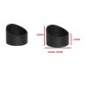Microscope Eyepieces Eye Guards Stereo Microscope Eyepiece 32-35mm Rubber Eye Cups Cover for Stereo Microscope Trinocular/Binocular view 2