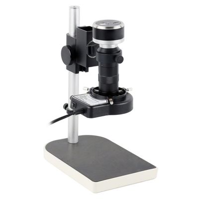 1080P Video Microscope Camera Type-c HDMI USB Digital Industrial Mouse Lab Video Microscope Camera U Disk Storage for PCB Soldering Phone Repair PCB Inspection (Color : 100X)