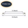 Ubramac 3Pack Phone Telephone Extension Cord 1FT Cable Line with Standard RJ11 6P4C Plugs for Landline Phone and Fax (3, White, 1FT) view 2