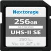 Nextorage 256GB SDXC UHS-II V60 Japanese Brand Max. Write Speed 100MB/s Max. Read Speed 280MB/s 4K Recording NX-F2SE256G/INE SD Card Memory for Camera view 1
