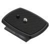 PATIKIL Tripod Quick Release Plate, 43mm Camera Tripod Adapter Mount Parts Replacement Mounting Plate for Tripod Model 1, Black view 1