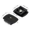 PATIKIL Tripod Quick Release Plate, 43mm Camera Tripod Adapter Mount Parts Replacement Mounting Plate for Tripod Model 1, Black view 2