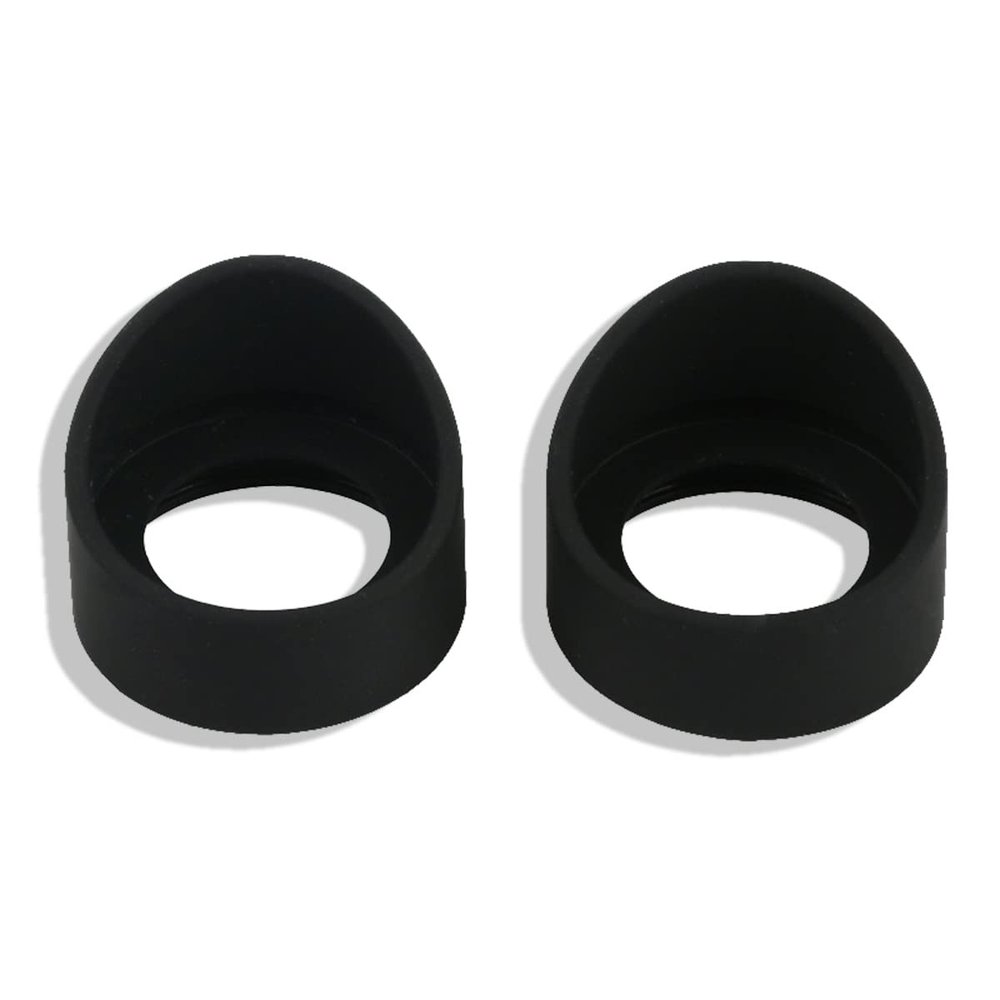 1 Pair Microscope Eyepiece Eye Mask Fit for Binocular Trinocular Industrial Microscope Slant Eye Mask