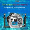 SeaFrogs [60m/195ft] Professional Underwater Camera Housing Diving Case w/Sea Frogs WA005A 6" Long Dome Port Kit, for for Canon EOS 6D Mark II + EF 16-35mm,EF 24-70mm,EF 24-105mm Lens view 2