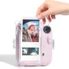 Kimyoaee Mini12 Clear Case Bundle Set for Fujifilm Instax Mini 12 Instant Camera Accessories with Films Pocket Picture Holder, Sticker Decal, Adjustable Shoulder Strap view 4