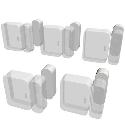 Magnet Riser Compatible with SimpliSafe | Alarm Contact Spacer with 3M Adhesive | Alarm Riser - Sensor/Magnet Not Included (5 Pack - 1/2 inch)