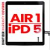 Best Shopper - Replacement Digitizer Compatible for iPad Air 1 / iPad 5 (2017) (Home Button Pre-Installed Compatible for iPad Air 1) (Aftermarket Pro: XO7) (Black) view 1