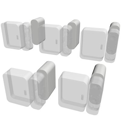 Magnet Riser Compatible with SimpliSafe | Alarm Contact Spacer with 3M Adhesive | Alarm Riser - Sensor/Magnet Not Included (5 Pack - 1 inch)