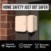 Magnet Riser Compatible with SimpliSafe | Alarm Contact Spacer with 3M Adhesive | Alarm Riser - Sensor/Magnet Not Included (5 Pack - 1 inch) view 2