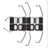 Best Shopper - Replacement Loudspeaker Compatible for iPad Pro 12.9" 1st Gen (2015) (4 Piece Set) view 1