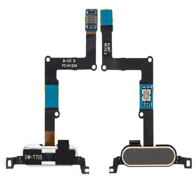 Best Shopper - Replacement Home Button with Flex Cable Compatible for Samsung Galaxy Tab S 8.4" (T700 / T705 / T707) (Black)