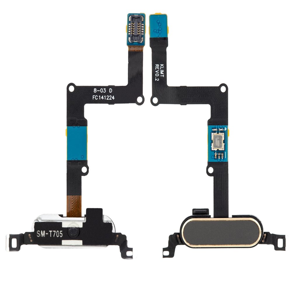 Best Shopper - Replacement Home Button with Flex Cable Compatible for Samsung Galaxy Tab S 8.4" (T700 / T705 / T707) (Black)