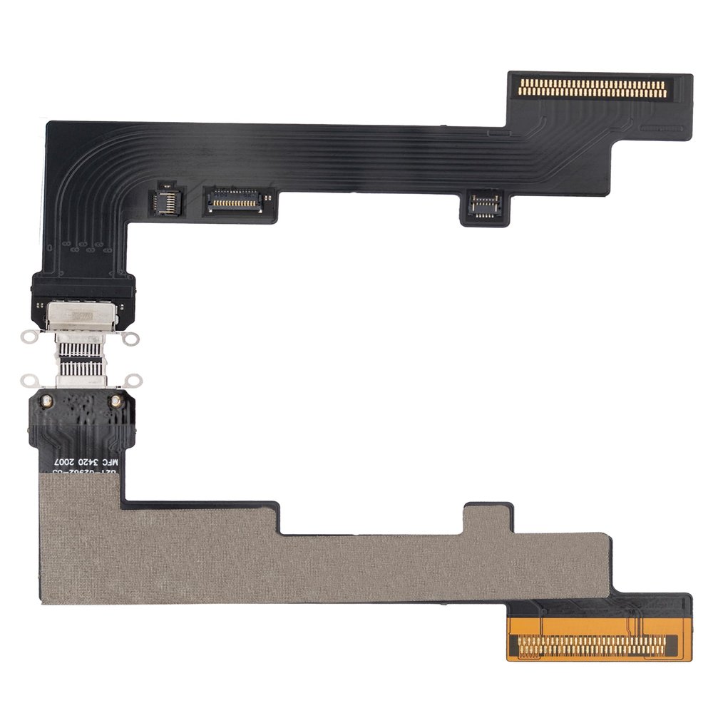 Best Shopper - Replacement Charging Port Flex Cable Compatible for iPad Air 4 / iPad Air 5 (4G Version) (Aftermarket Plus) (Black)