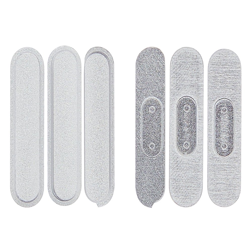 Best Shopper - Replacement Hard Buttons (Power/Volume) Compatible for iPad Mini 4 (Silver)