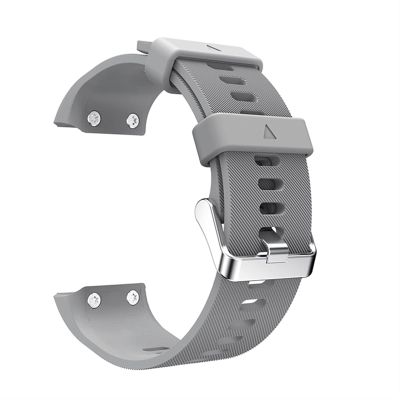 CEKGDB Replacement Silicone Watchband Sports Watch Wrist Strap For Garmin Forerunner 35 Smart Watch (Color : Grey)