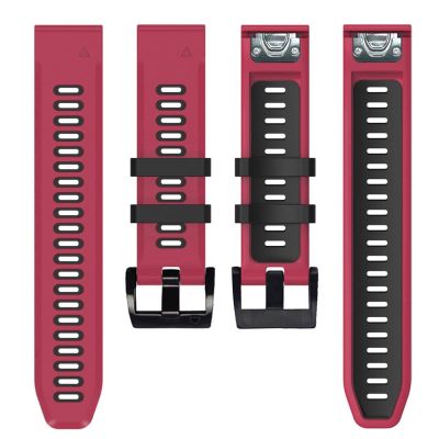 CEKGDB 26 22MM Watchband Strap For Garmin Fenix 5 5X Plus 3 3 HR Fenix 6X 6 6S S60 MK1 Watch Quick Release Silicone Easyfit Wrist Band (Color : F, Size : For Garmin D2 Bravo)